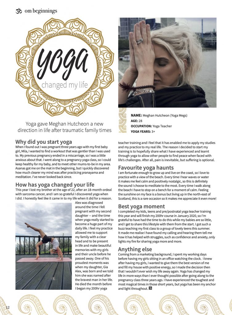 Yoga Megs Om Yoga Magazine